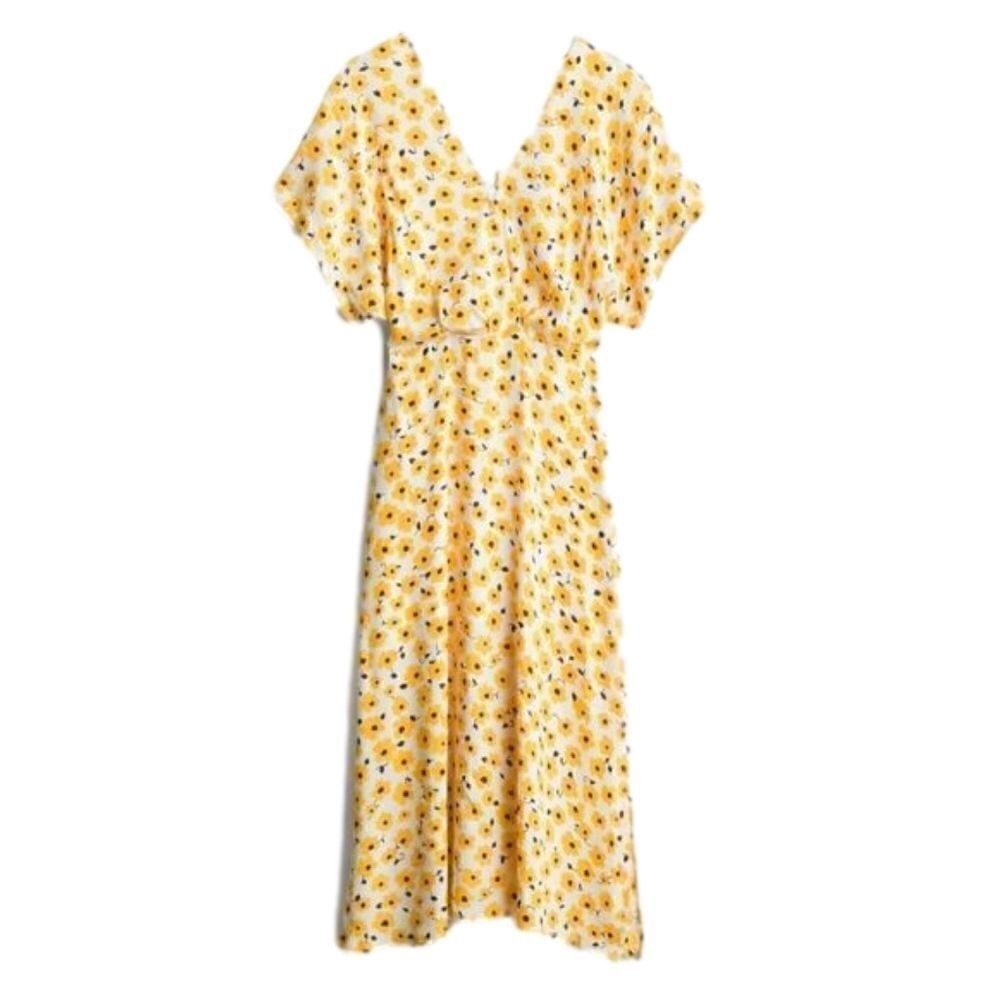 Alexandra Daisy Print Midi Dress
